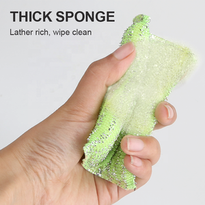 Bền không trầy xước Nhà Bếp Làm sạch rửa chén Chà Cọ Rửa miếng chà đa năng nặng nhiệm vụ món ăn miếng bọt biển cọ rửa - Product Image 5