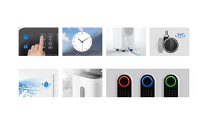 تصميم جديد حار بيع أقل الضوضاء المنزلية المحمولة مزيل الرطوبة 20 لتر/يوم 3 ألوان مصباح الرطوبة البيئة خزان مياه كبير - Product Image 5