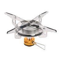 Réchaud portable d'extérieur Orangegaz, mini réchaud de camping, pique-nique, pêche, réchaud intégré pour faire du thé, réchaud au gaz butane, réchaud de randonnée, réchaud de pique-nique