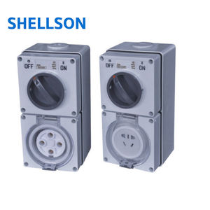 Conector Industrial IP66 de 250V 10A 15A, Enchufe Plano de <span class=keywords><strong>3</strong></span> Pines, Trifásico, Impermeable, para Exteriores - Product Image 4