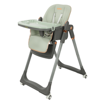 Chaise haute pour bébé Kidilo, pliable, pour repas, chaise d'alimentation pour enfants, chaise haute portable pour bébé pour la maison 8122
