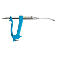 Pistolet d'injection vétérinaire professionnel en métal, 5ml, 10ml, 20ml, 30ml, 50ml, pour administration continue de médicaments, injecteur automatique réglable pour bovins et ovins