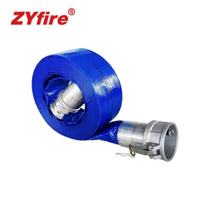 Zyfire 3 Inch Blauwe Pvc Layflat Water Irrigatieslang Voor Landbouw Waterafvoer