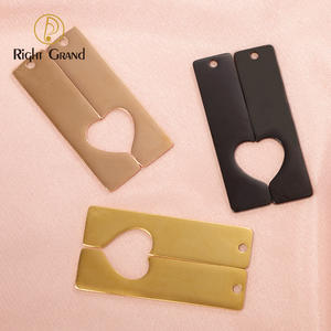 Nuevo modelo espejo de acero inoxidable pareja tira larga hueco medio Corazón de melocotón par llave joyería colgante - Product Image 1