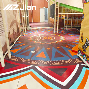 Rollo de <span class=keywords><strong>suelo</strong></span> de <span class=keywords><strong>vinilo</strong></span> de Pvc impermeable ignífugo diseño gráfico impreso personalizado interior Jardín de Infantes Escuela gimnasio <span class=keywords><strong>suelo</strong></span> de plástico <span class=keywords><strong>antideslizante</strong></span> - Product Image 3