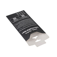 Boîte en carton rigide de style enveloppe avec logo personnalisé imprimé pour téléphone tablette Protection d'écran en verre trempé