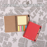 Bloc-notes portable avec logo personnalisé, bloc-notes avec reliure spirale multifonctionnelle pour la publicité, idéal pour un cadeau