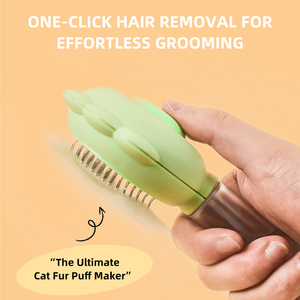 <span class=keywords><strong>Brosse</strong></span> à vapeur multifonctionnelle pour chat, vaporisation à un clic, peigne pour animaux de compagnie, <span class=keywords><strong>brosse</strong></span> autonettoyante pour toilettage des chiens, pour animaux à poils longs ou courts - Product Image 5