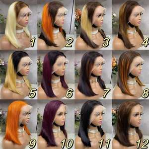 Perruques Naturel Cheveux Humain Hair Bresilienne Wholesale 13x4 Transparent Lace Virgin Human Hair HD Full Lace <strong>Wig</strong> Pas <strong>Cher</strong> - Product Image 5