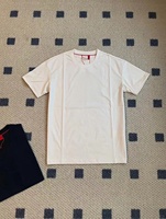 Camiseta de Hombre 2026, Nueva, de Alta Calidad, Verano, Transpirable, Cuello Redondo, Cómoda, Informal, Lisa, Absorbe la Humedad, Estilo Vintage