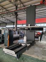 Machine de gravure CNC verticale 5 axes haut de gamme et polyvalente, fabrication de modèles 3D complexes et courbés sur supports en bois, mousse et composites