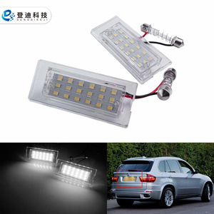 หลอดไฟ LED สำหรับป้ายทะเบียน Dengdi Tech 12V สีขาว ฝาครอบใส สำหรับ BMW E83 X3 E53 X5 PZ143 - Product Image 4