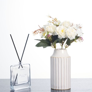 Fleurs artificielles en soie, hortensias réalistes faits à la main, petits bouquets, fleurs de table de mariage, centres de table floraux, décoration - Product Image 4