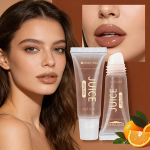 Brillo Labial Líquido Vegano Orgánico al por Mayor, Pigmentación Intensa, 5ml, Sabor a Frutas Marrones, Hidratante y Brillante - Product Image 1