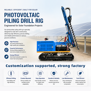 Machine <span class=keywords><strong>de</strong></span> piquage solaire hydraulique pour projets d'installation photovoltaïque au sol en ferme solaire - Product Image 2