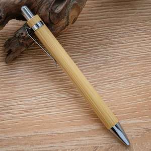 Environmental Wholesale Promotional Eco Friendly Bamboo Pen Cheap Price Customized logo <b>Holder</b> Signature Ballpoint Pens with <b>Log</b> - Product Image 2