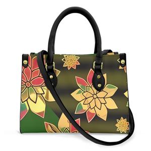 กระเป๋าถือสตรีดีไซน์หรูกระเป๋าผ้าแคนวาสพร้อมหูหิ้ว PU ดีไซน์ตามสั่ง - Product Image 6