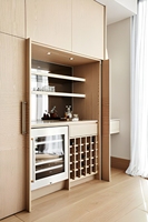 Ensembles d'armoires de cuisine sur mesure de style européen Vermont avec îlot central, solution de projet de mobilier moderne pour la maison