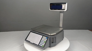 Etikettierwaage Rongta <span class=keywords><strong>2026</strong></span> NEUES Modell RLS1100C Elektronische Waage 30kg Kapazität mit Etikettendrucker für Supermarkt Einzelhandel - Product Image 5