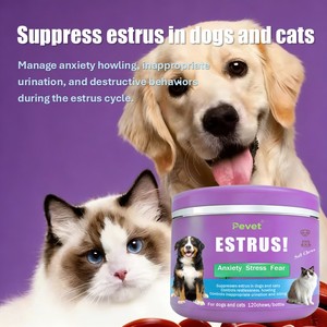 Complément Masticable Doux pour <span class=keywords><strong>Chats</strong></span> et Chiens : Gestion de l'Estrohe, Vitamines et Minéraux, Absorption Rapide, Sûr contre les <span class=keywords><strong>Puces</strong></span>, les Urinations Inadaptées et les Morsures - Product Image 3