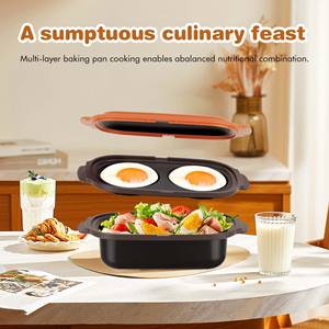 Mikrowellen-Omelett-Zubereiter Antihaft-Bratpfannen-Set Kochgeschirr zum Braten von Eiern, Hamburgern und Pfannkuchen - Product Image 5