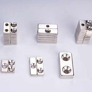 Nhà cung cấp của NdFeB neodymium nam châm mạnh mẽ N52 ARC Pattern với lỗ trong trung tâm Hàn/Cắt/đấm dịch vụ giá - Product Image 5