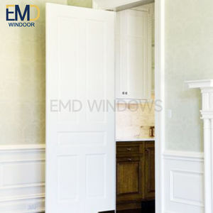 Puerta de Madera de Doble Panel con Estilo Rústico y Elegante - Product Image 4