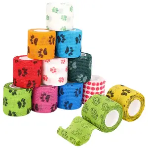 Camouflageprint Niet-Geweven Samenhangend Sportband Massief Patroonverband Voor Kattenhonden Paardachtigen In Het Dierenartsziekenhuis