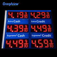 Planche de prix led pour station essence, panneau de prix bon marché, vente en gros