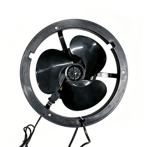Ventilateur d'extraction circulaire silencieux 35W 450m³/h en verre pour bureau, salle de bain, maison - Product Image 2