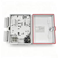 Kotak Terminal Akses Fiber FTTH 16 Port IP65 Outdoor NAP Box dengan Splitter PLC 1x16 SC APC Kotak Distribusi Serat Optik