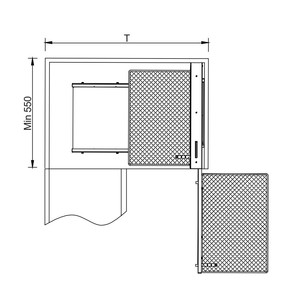Cesta Extraíble para Almacenamiento de Cocina, Organizador de Especias y Aperitivos de Doble Capa con Apertura Completa y Amortiguación para Gabinete de Esquina Little Monster - Product Image 4