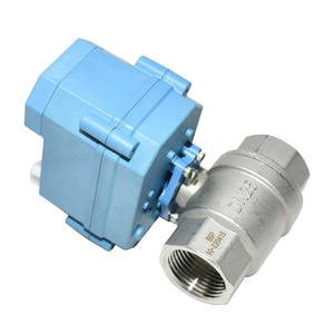 Válvula de bola motorizada inteligente inalámbrica LoRaWAN Control remoto alimentado por batería SS304 de <span class=keywords><strong>2</strong></span> vías 1/4 - 1 pulgada - Product Image 6