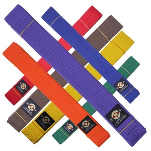 Cinturón de artes marciales con logotipo personalizado Cinturón colorido <span class=keywords><strong>KARATE</strong></span> <span class=keywords><strong>Kyokushinkai</strong></span> para <span class=keywords><strong>KARATE</strong></span> - Product Image 1