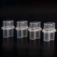 Boîte de flacons jetables transparents de 3 ml pour vaccins et peptides lyophilisés, antichoc, hermétique et compatible chaîne du froid