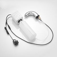 Distributeur automatique de savon mousse en laiton chromé, sans contact, à capteur infrarouge, mains libres, à poser, pour salle de bain commerciale, hôtel, hôpital