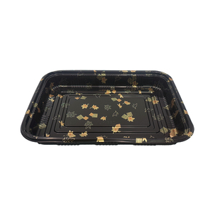 JY-830 Caja <span class=keywords><strong>de</strong></span> Plástico Negra para Helados al por Mayor, Bandeja Desechable para Sushi, Envase <span class=keywords><strong>de</strong></span> Plástico para Alimentos - Product Image 3
