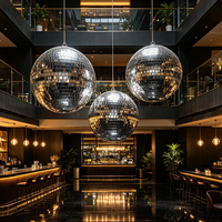 Heißer Verkauf Neues Design Disco-Spiegelkugel Nachtclub-Dekoration Spiegelkugel für Party KTV Nachtclub Hochzeit T-Bühne Show Bar