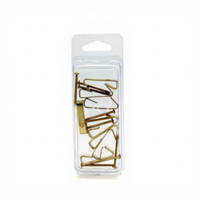 Seau blister en plastique transparent suspendu personnalisé mini figurine conteneur leurre de pêche emballage en coquille de palourde