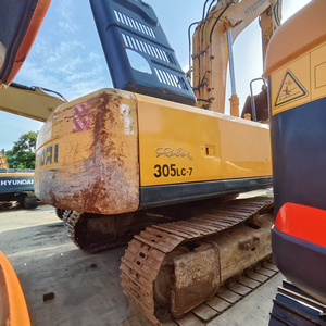 Excavatrice sur chenilles Hyundai 305LC-7 d'occasion d'origine coréenne, machine durable et efficace en vente - Product Image 3
