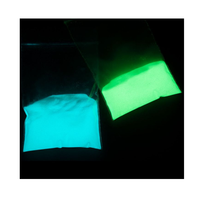 Polvo de pigmento que brilla en la oscuridad, polvo de aluminato de estroncio, precio de polvo luminoso, pigmento luminoso, pigmento fotoluminiscente
