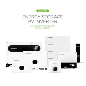그로와트 태양광 인버터 가격 8Kw 10Kw 12Kw 20Kw 30Kw ~ 250Kw 온/오프 그리드 타이 하이브리드 태양광 인버터 단상/삼상 24V 48V - Product Image 1