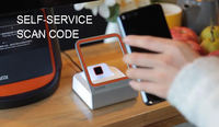 Escáner de código de barras de escritorio 2D para interfaz USB SUNMI NS010 Escáner de código QR de calidad de supermercado para caja de pago de pantalla móvil