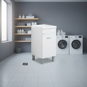 Lavadero Comercial de 45x50x90cm con Lavabo de ABS y Acabado Laminado - Product Image 3