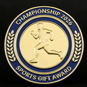 Proveedor de Medallas Deportivas Personalizadas de Metal Esmaltado Suave, Oro, Plata, Aleación de Zinc, Logotipo 2D/3D, Premio para Carreras - Product Image 4