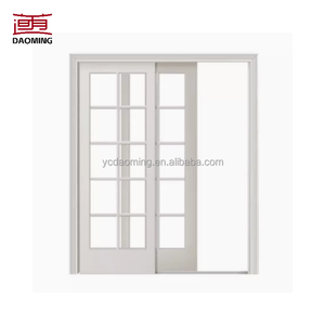 Sistema de Puertas Corredizas de Madera <span class=keywords><strong>JHK</strong></span> para Cocina, Dormitorio, Apartamento y Uso Exterior con Aislamiento Acústico, Superficie Lisa y Diseño Empotrado - Product Image 5