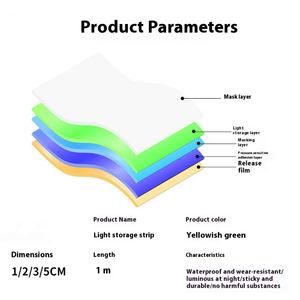 فيلم ضوئي ذاتي اللصق قابل للطبعة من كلوريد البولي فينيل والماس مادة عاكسة منشورية في الظلام - Product Image 6