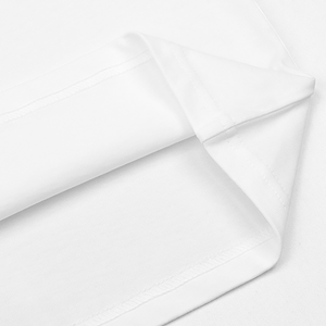 Chất Lượng Cao Quá Khổ Tee Hộp Phù Hợp Trắng T-Shirt Bông Áo Thun Tùy Chỉnh Đồ Họa Drop Shoulder Boxy Trống Cắt Người Đàn Ông T Áo Sơ Mi - Product Image 5