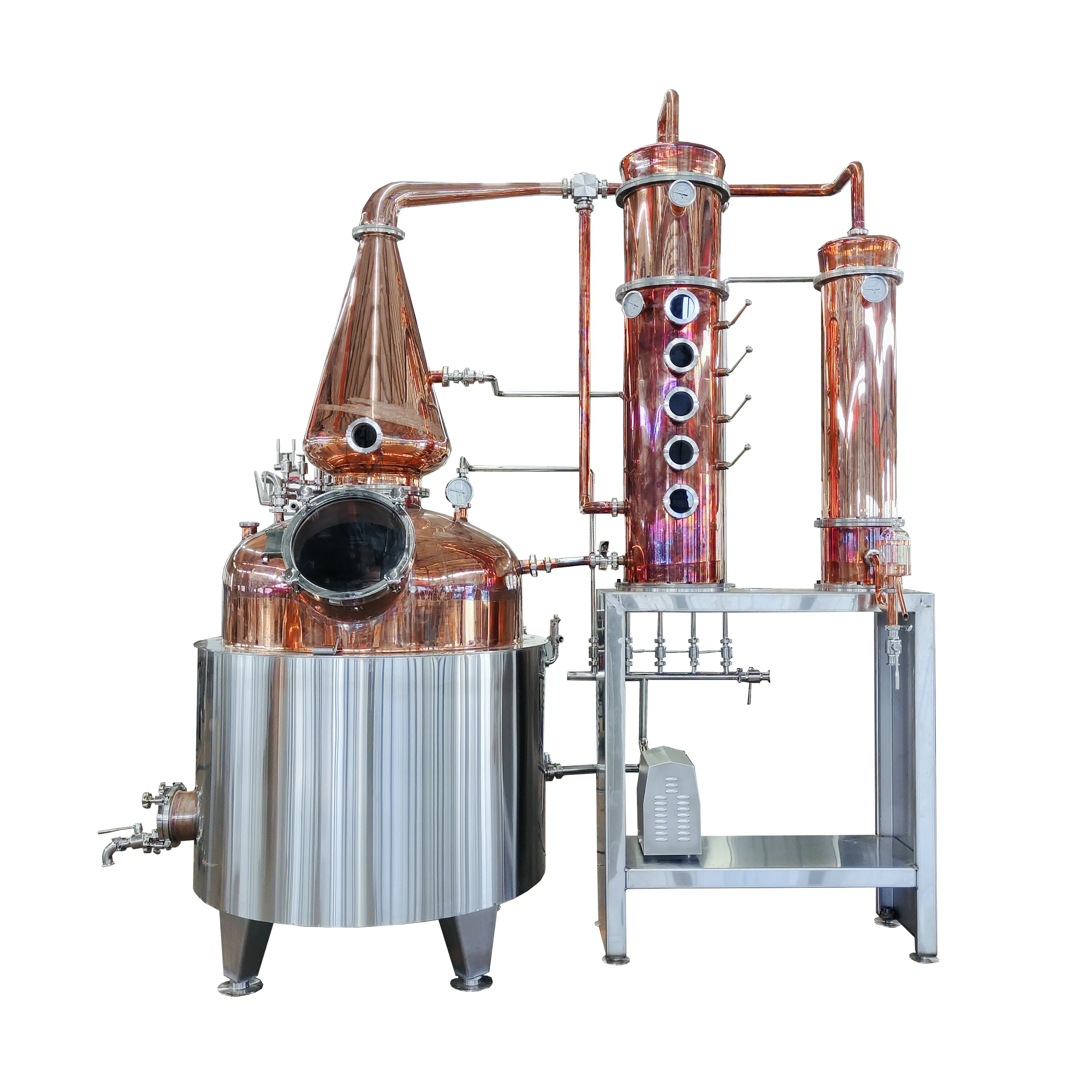 Zj 200l Alcohol Distilleerder Distillatie Koperen Helm Distilleerder Home Moonshine Still Spirits Boiler