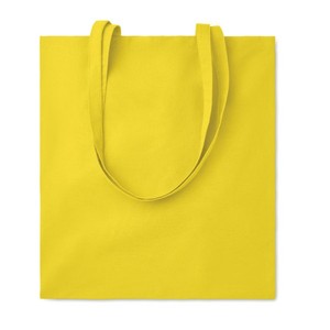 Borsa Tote in Cotone Giallo Cottonel 180g, Quadrata, per Uso Promozionale, Tecnica di Cucitura Italiana - Product Image 1